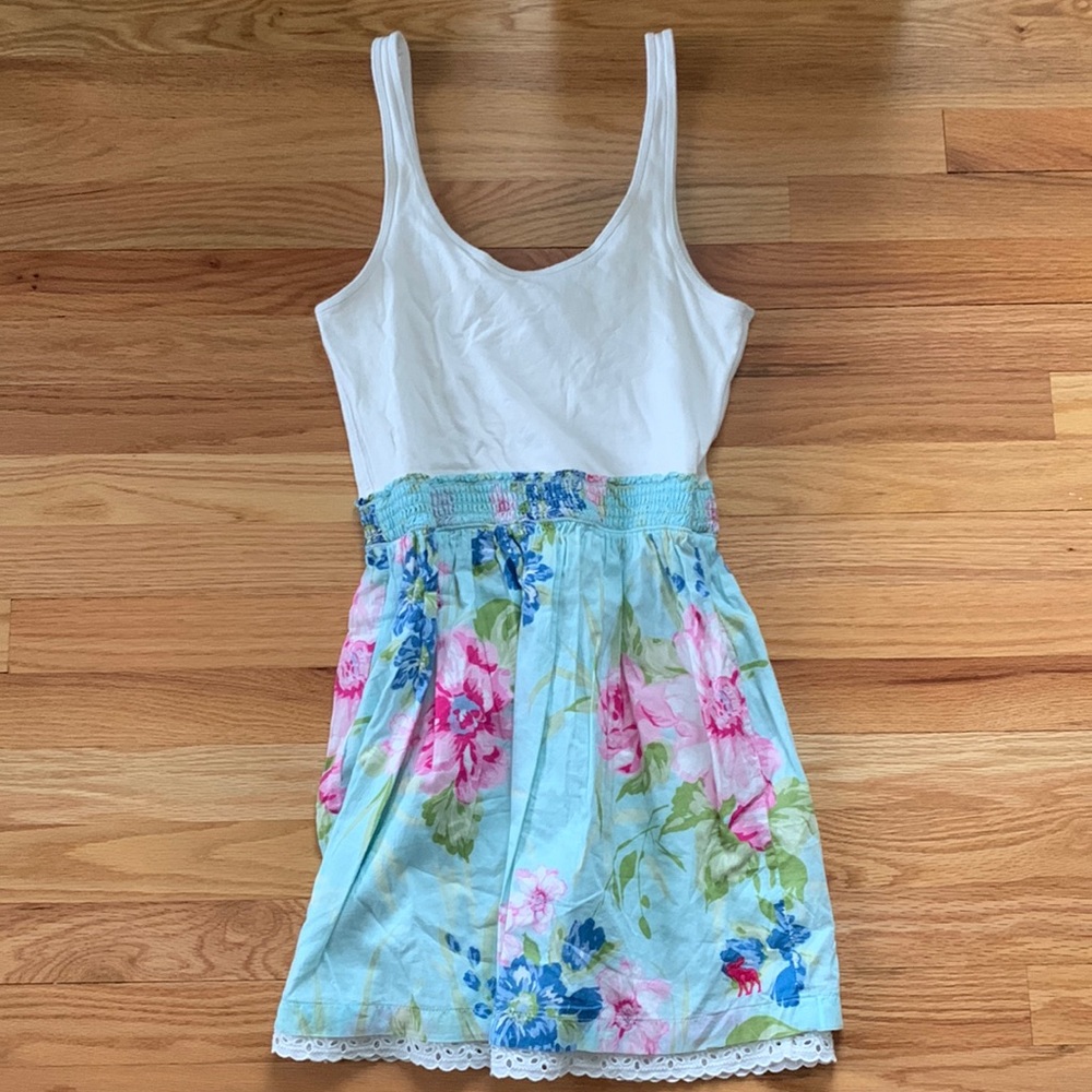 Abercrombie Flowered Dress Sz L